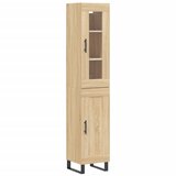 vidaXL Visoka omara sonoma hrast 34,5x34x180 cm inženirski les, (20818880) | Shoptok.si
