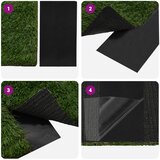 Traka za umjetnu travu samoljepljiva Crna 10 x 0,15 cm | Eponuda.com