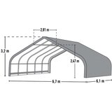 ShelterLogic Sjenica za Životinje 610x670x320cm - BRANDED IN THE USA | shoptok.hr
