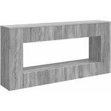  Konzolna stolica Prugasti Sivi Sonoma 155 x 29 x 74 cm | shoptok.hr