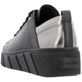 Rieker EVOLUTION Športni čevlji z vezalkami črna / srebrna | Shoptok.si