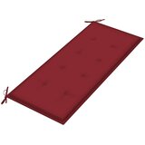  Sklopiva vrtna klupa s jastukom 118 cm od bambusa | shoptok.hr