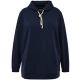 Triangle Sweater majica boja pijeska / mornarsko plava