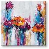  Slike na platnu abstrakt 1-delna XOBCHAB015 (galerija slik) | shoptok.hr
