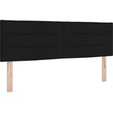  s opruga kutije s uzglavljem Crna 140 x 200 cm tkanina | shoptok.hr