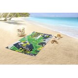 Good Morning Zelena otroška žametna brisača za na plažo 75x150 cm Goaltime – | Shoptok.si