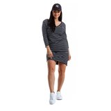 Och Bella Dress navy blue BL-1010.navy/white | shoptok.hr