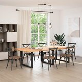 Noge za blagovaonski stol U-oblik 3 kom Crne 100 x (72-73) cm Čelik | Eponuda.ba