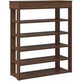 Maison Chic Regal za čevlje - Polica za čevlje rjav hrast 80x30x98 cm inženirski les, (21777237) Cene