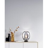 Fischer & Honsel Crna stolna lampa sa staklenim sjenilom (visina 27 cm) Nayla – | shoptok.hr