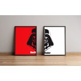 Wallity 2Pysct-024 Multicolor Decorative Framed MDF Painting (2 Pieces) | Eponuda.ba