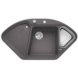 Blanco sudoper DELTA II InFino SILGRANIT SIVI KAMEN, PRIBOR 18/10, s dalj. upr. | shoptok.hr