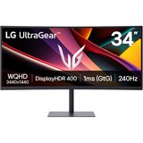 LG ultragear 34G630A-B 34" 1440p hdr 240 hz curved ultrawide gaming monitor Cene