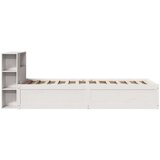 vidaXL Okvir kreveta bez madraca bijeli 90 x 190 cm masivna borovina | shoptok.hr
