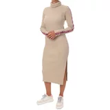 Calvin Klein ženska haljina logo elastic rib long dress