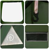  Kabinski šator s krovom Zelena 210 x 210 x 138 cm Poliester | shoptok.hr