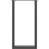  Noge za barski stol U-oblika 2 kom antracit 40 x (90-91) cm čelik | Eponuda.com