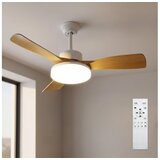Brilagi LED stropni ventilator sa prigušivačem LED/34W/230V 106 cm bela/smeđa + daljinski upravljač Cene