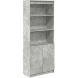  Visoka komoda siva betona 70x35x180 cm od konstruiranog drva | Eponuda.com