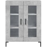  Komoda siva boja betona 69,5x34x90 cm od konstruiranog drva | shoptok.hr