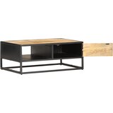  Stolić za kavu s izrezbarenim vratima 90x55x36 cm drvo manga | shoptok.hr