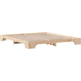  Krevetna konstrukcija Prirodna 180 x 200 cm Čvrsto borovo drvo | shoptok.hr