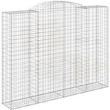  Lučne gabionske košare 15 kom 300x50x220/240 cm pocinčano željezo | shoptok.hr