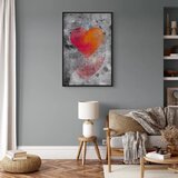  Slika - Sincere Confession (1 Part) Vertical 80x120 U crnom drvenom okviru | shoptok.hr