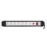 Razdelilec 220V 1/6 3m+STIKALO; H05VV-F 3G1.5mm2, prenapetostna zaščita,, (20772092)