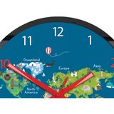  Karta sveta dečiji zidni sat | ePonuda.com