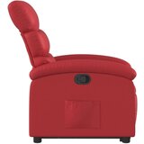  Naslonjač na podizanje od umjetne kože crveni | shoptok.hr