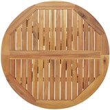  Vrtni stol okrugli Ø 85 x 75 cm od masivnog bagremovog drva | shoptok.hr