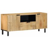 vidaXL TV omarica rjava 105x33x46 cm masivni les Mango Cene