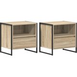  Noćni ormarić 2 pcs Sonoma 50 x 39,5 x 50 cm Konstruirano drvo | shoptok.hr