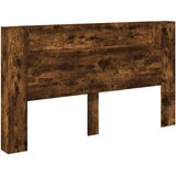  Uzglavlje S LED lampica Dimljeni hrast 180 x 16,5 x 103,5 cm | shoptok.hr