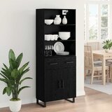 Highboard 2 pcs Crni hrast 69,5 x 34 x 180 cm Konstruirano drvo | Eponuda.com