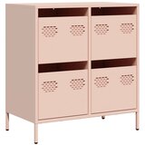  Komoda ružičasta 68x39x73,5 cm hladno valjani čelik | shoptok.hr