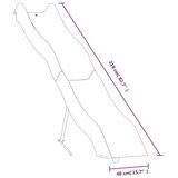 vidaXL Tobogan za igru plavi 210 x 40 cm od polipropilena | shoptok.hr