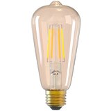 Tellur SMART WIFI FILAMENT BULB E27, 6W, AMBER, BIJELA/TOPLA, DIMMER, (08-tll331191) | shoptok.hr
