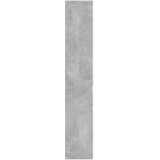  Zidna polica siva boja betona 36 x 16 x 90 cm konstruirano drvo | shoptok.hr