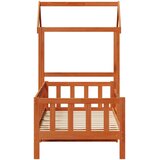  Set Dnevnog Kreveta 2 kom. Vosak smeđa Čvrsto borovo drvo 90 x 190 cm | shoptok.hr