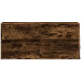 vidaXL Zidni TV ormarić LED boja dimljenog hrasta 100x31x45 cm | shoptok.hr