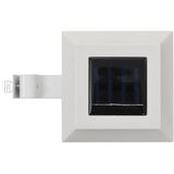  Vanjske solarne svjetiljke 6 kom LED četvrtaste 12 cm bijele | shoptok.hr