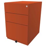 BISLEY Pomični predalnik Note™, 2 univerzalna predala, 1 predal za obešalne mape, VxŠxG 645 x 420 x 565 mm, roza | Shoptok.si