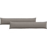  Jastučići za sofu 2 pcs Sivo-smeđa 200 x 40 cm tkanina | shoptok.hr