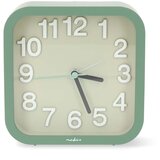 Nedis Analogna namizna budilka tihi mehanizem z funkcijo dremeža, Zelena, (5000232133) | Shoptok.si