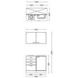 Flex-Well Majhna Kuhinja Z Aparati Nepal, Kašmir, Barva Hrasta | Shoptok.si