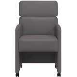  Blagovačke stolice s kotačima 2 pcs Siva 58 x 65 x 98 cm | Eponuda.com