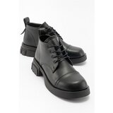 LuviShoes LAGOM Women's Black Skin Boots | ePonuda.com