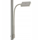 BRILONER 1328-022 - prigušiva LED podna lampa LED/21W/230V + LED/3,5W matni hrom | Eponuda.com
